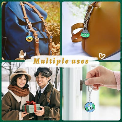 Cute Keychain Bulk,Cute Key Chain for Car Keys Purse Bag Rewards - color: Hunting-30