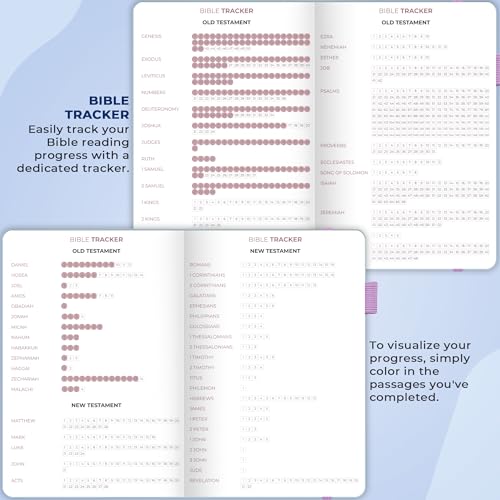 Clever Fox Bible Study Journal, Guide, Supplies for Women 7x10 Periwinkle - color: Periwinkle, size: Smaller than A4 (7" x 10")