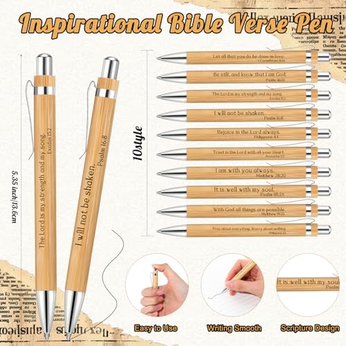 Christian Gift for Father's Day Bulk Man of God Keychain Scripture Bamboo Pen Card Religious Gift for Men Church Appreciation - style: Circular