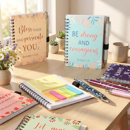 Resurhang 10 Sets Christian Prayer Journals Woman Christian Journals Gifts