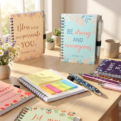 Resurhang 10 Sets Christian Prayer Journals Woman Christian Journals Gifts