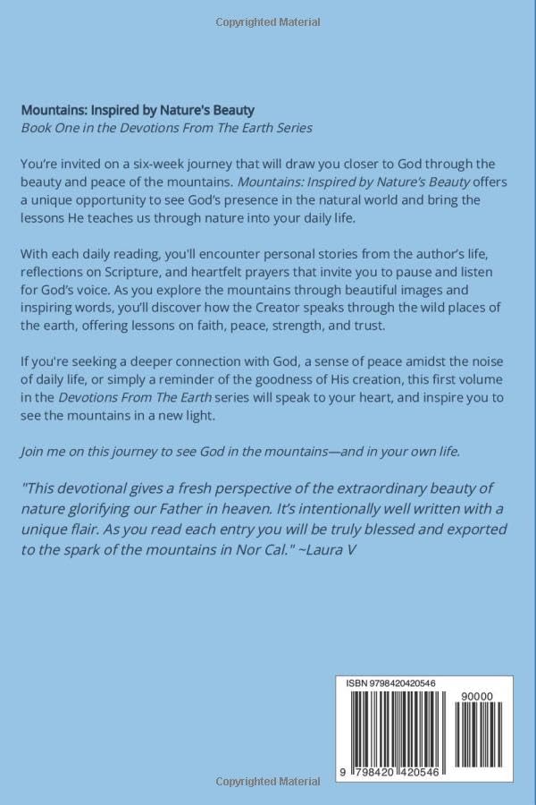 Devotions From The Earth - Mountains: Inspired by Nature’s Beauty