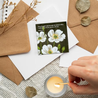 Watercolor Bible Verse Cards, 60 Mini Prayer Cards on 300GSM Pearl Paper - color: Watercolor