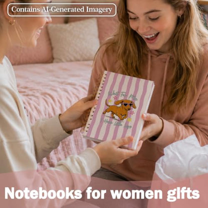 Funny Dachshund Notebook Journal for Women Teen Girls Gifts - color: Dachshund