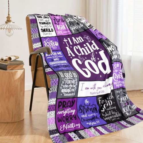 Christian Gifts for Women, Christian Birthday Gifts Throw Blanket 60"x50"