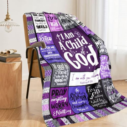 Christian Gifts for Women, Christian Birthday Gifts Throw Blanket 60"x50"