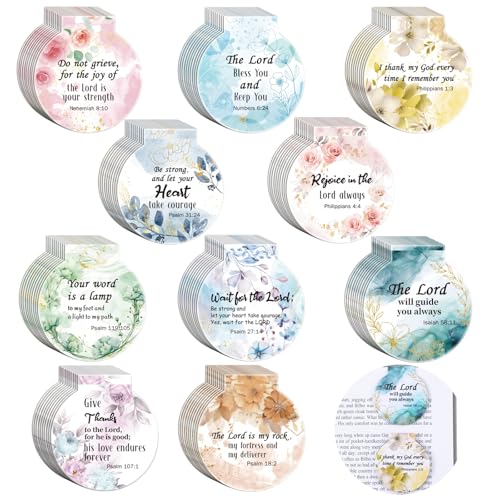 AmazingSpark 50 Pcs Magnetic Bookmarks Bulk Bible Magnet Book Marker Clips Christian Scripture Inspirational Gifts for Reading Awards Religious Book Lover Office (Bible Verses) - style: Bible Verses