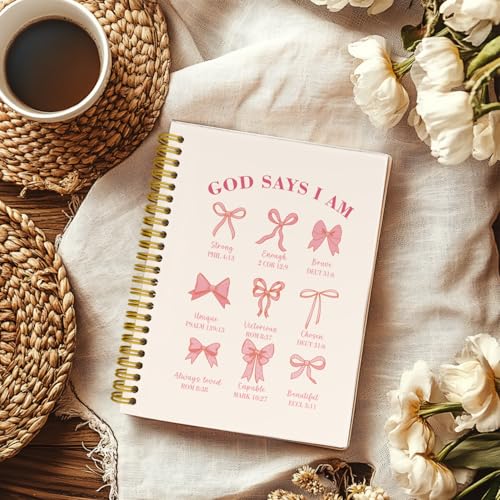 Pink Bible Journal for Women, Christian Prayer Journal for Teen Girls - color: Pink