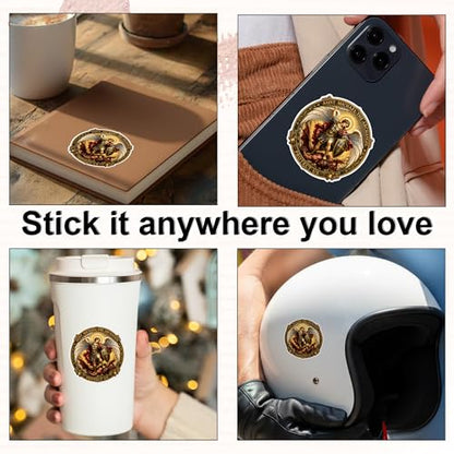 [3PCS] St Michael Sticker, Michael The Archangel Protector Design - color: Archangel Michael Sticker