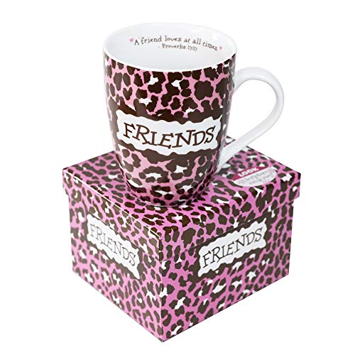 Divinity Boutique 20611 Boxed Mugs, Friends Leopard, 12 ounce - color: Friends Leopard