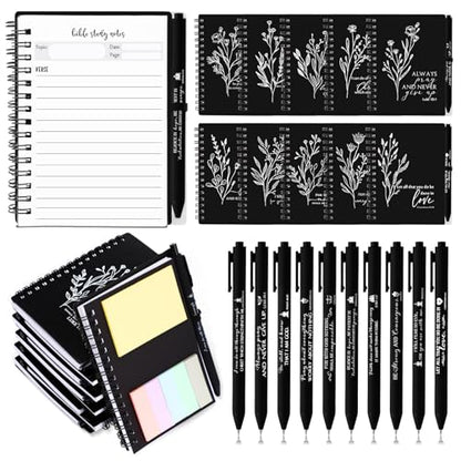 Resurhang Christian Gift Bulk for Women with Notes, Black, 40 Pcs - color: Black