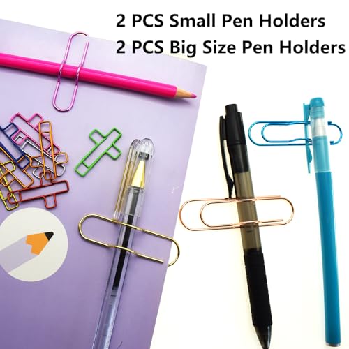 Cross Paper Clips with Ribbons and Pen Clips, Bible Study Supplies Gifts