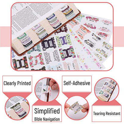 Mr. Pen- Bible Tabs, 120 pcs, Floral Design - color: Floral