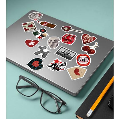 BEATRI Aesthetic Downtown Girls Stickers 50Pcs Vinyl Waterproof Trendy Y2K - color: Downtown Girls Stickers
