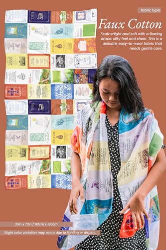 Joy Scripture Prayer Scarf for Women | Classic Shawl Christian Wrap, 24 Uplifting Bible Verses | Encouraging Christian Gift - color: Scarf W/ Canvas Bag (35x70")