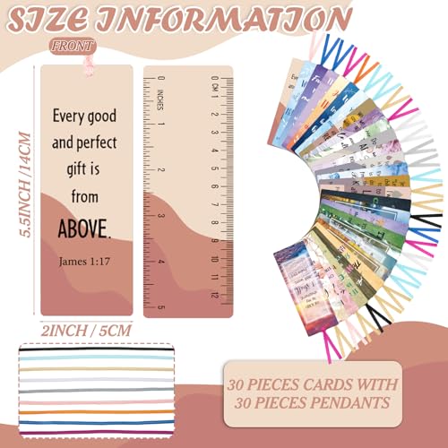 Chinco 120 Pack Christian Bookmarks Bible Verse Bookmarks with Scripture Religious Inspirational Quotes Bible Cards Easter Sunday School Gifts Church Supplies(Mixed Style) - style: Mixed Style