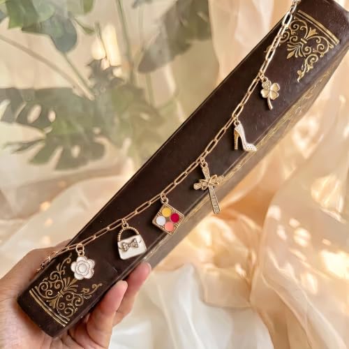 Bible Charm Chain Accessories - Christian Cross Gift - color: Fashion Apparel