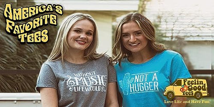Feelin Good Tees Jesus Shirts for Men Women Kids Christian Religious Faith Christmas Easter T Shirt | Casual Graphic T Shirt - color: Heather Sapphire2, size: XX-Large