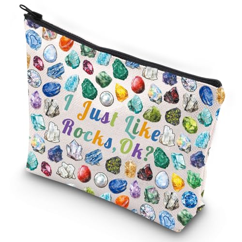 G2TUP Rockhounding Lovers Rock Collectors Tote Bag I Just Really Love Cool Rocks Geology Gifts Rock Hunter Handbag - color: Like Rocks Ok New