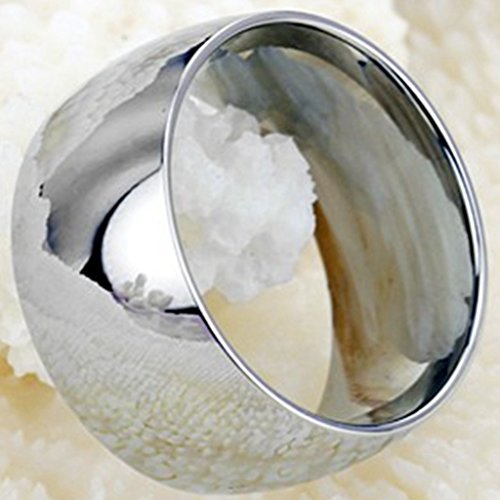Jude Jewelers 12mm Stainless Steel Classical Simple Plain Wedding Band Ring - color: Silver