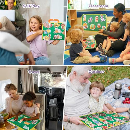 CHEFAN 12 Pack Felt Board Story Sets, Flannel Board Stories for Classroom - color: Fairy-tales-12pack-c