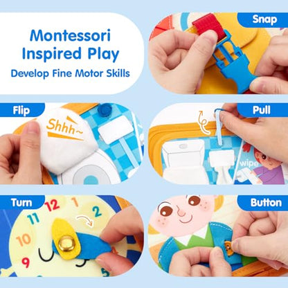 hahaland Busy Book Preschool Learning Activities, First Day of School Gifts - style: First Day of School