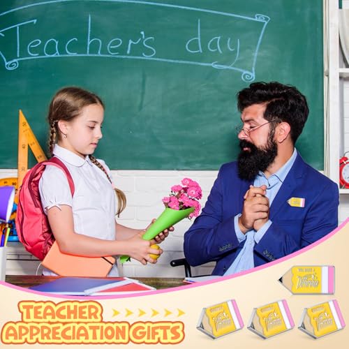 Tondiamo 36 Pcs Teacher Enamel Pins, Make a Difference Pencil Lapel Pins