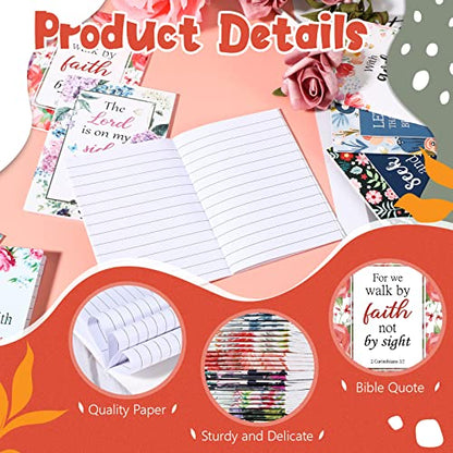 CHENGU 50 Pack Christian Notebooks Prayer Journals Bulk, Novel Style - style: Novel Style