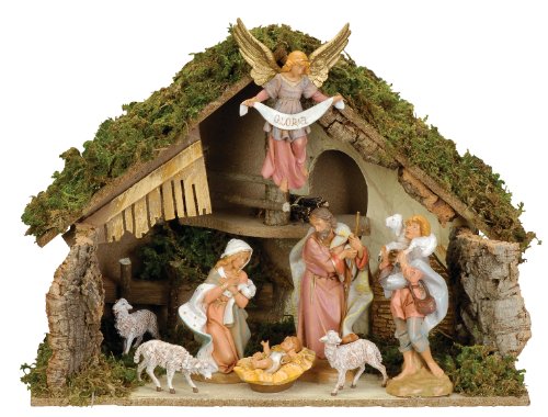 Fontanini, 9 pc Italian Nativity Set, 7.5" Scale