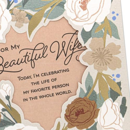 Hallmark DaySpring Religious Birthday Card for Wife (My Favorite Person) - style: For My Beautiful Wife
