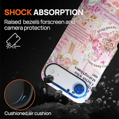 Magnetic Case for iPhone 17 Air, Compatible with Magsafe PC Hard Shell & Silicone Inner Bumper Anti-Scratch Full-Body Cover Shockproof Slim Design Retro Newspaper Collage Religious Jesus - color: Retro Newspaper Collage Religious Jesus, size: iPhone 17 Ai