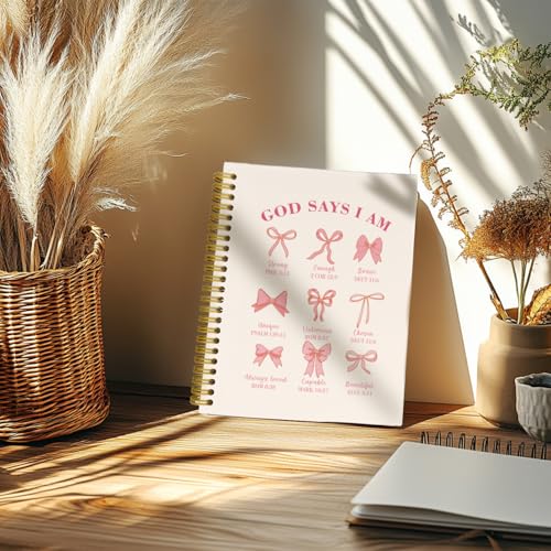 Pink Bible Journal for Women, Christian Prayer Journal for Teen Girls - color: Pink