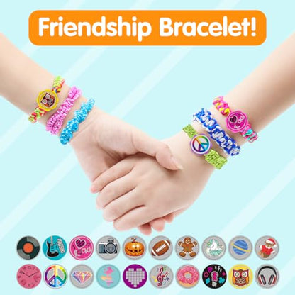 VERTOY Friendship Bracelet Making Kit for Girls - Cool Arts and Crafts Toys for 6 7 8 9 10 11 12 Years Old, Bracelet String and Rewarding Activity, Best Birthday Gifts for Teen Girls - color: Green