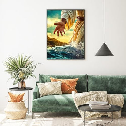 Diamond Art Kits for Adults, Jesus Diamond Painting Kit, 12x16 Inch - color: CYDP1P09