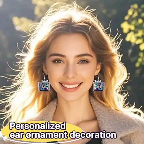 Christian Statement Earrings for Women, Acrylic Dangle Earrings, Lightweight Comfortable, Non Tarnish Hooks, Faith Jewelry, Religious Gift for Women - color: Be Patient With Me I'm From The 1900's