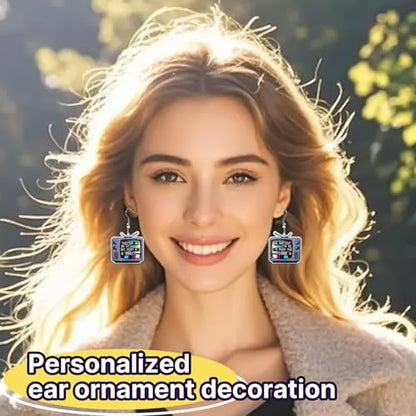 Christian Statement Earrings for Women, Acrylic Dangle Earrings, Lightweight Comfortable, Non Tarnish Hooks, Faith Jewelry, Religious Gift for Women - color: Be Patient With Me I'm From The 1900's
