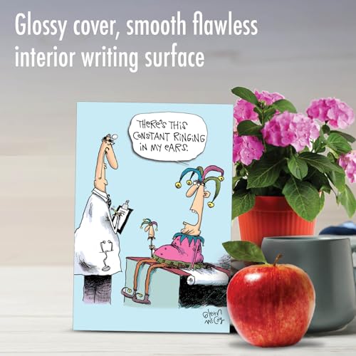 NobleWorks - Funny Get Well Greeting Card with 5 x 7 Inch Envelope (1 Card) Constant Ringing 9734 - style: Constant Ringing