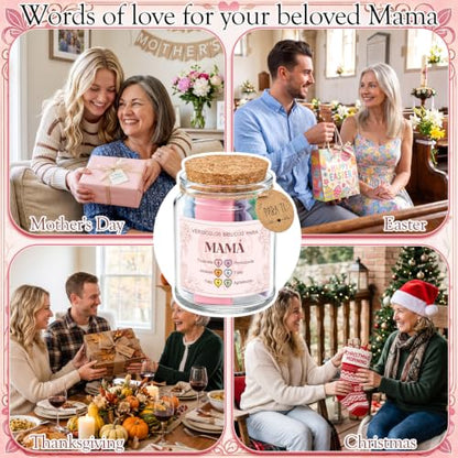 Lunmon Spanish Bible Verse Affirmation Jar Mama 96 Cards Christian Prayer - style: Mama
