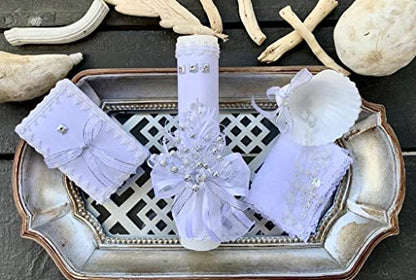 Baptism Candle Ribbons Details/Regalo sorpresa de Bolos (Tiempo limitado)