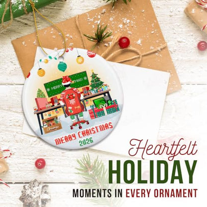 ZAGKOO Gamer Christmas Ornament 2026 - Gaming Ornaments for Teen Boys, Him - color: Christmas Gamer 2025