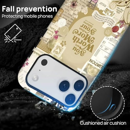 Case for iPhone 17 Pro Max/18 Pro Max,Anti Drop Scratch Frosted Protective Cover Case-Cross Bible Collage Pattern - color: Cross Bible Collage Pattern, size: iPhone 17 Pro Max/18 Pro Max