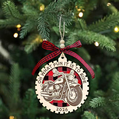 Motorcycle Ornament, Motorcycle Ornaments for Christmas Tree, Men Ornaments - style: Motorcycle