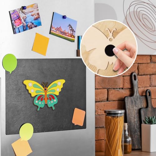 Christian Religious Wooden Craft for Kids VBS DIY Magnets Decor 24Set