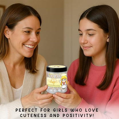 Positive Angel Jar, Angel Gifts For Women, First Communion Gift For Girls, Cute Christian Gifts for Teen Girls - style: Positive Angel