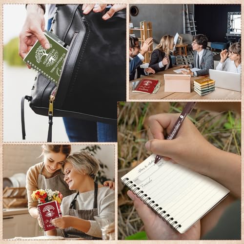 Kosiz 60 Pcs Spanish Christian Notebooks Pens, Special Style, Retro Color - color: Retro Color, style: Special Style