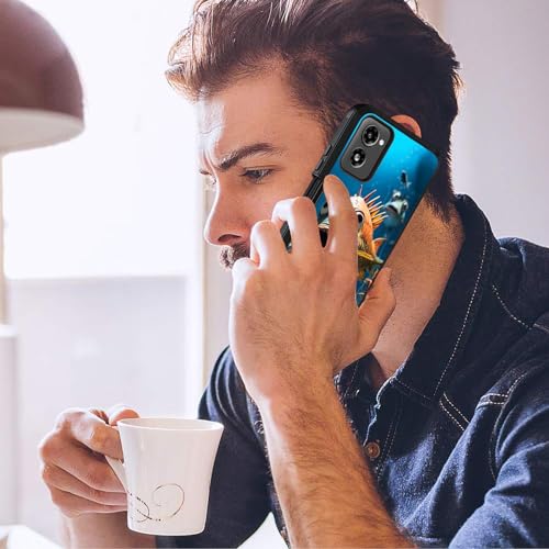 Designed for Moto G Power 5G 2024 Case, Military Grade Heavy Duty 3-Layer Shockproof Full-Body Protective Cover for Motorola Moto G Power 5G 2024, Funny Piranha - color: Funny Piranha