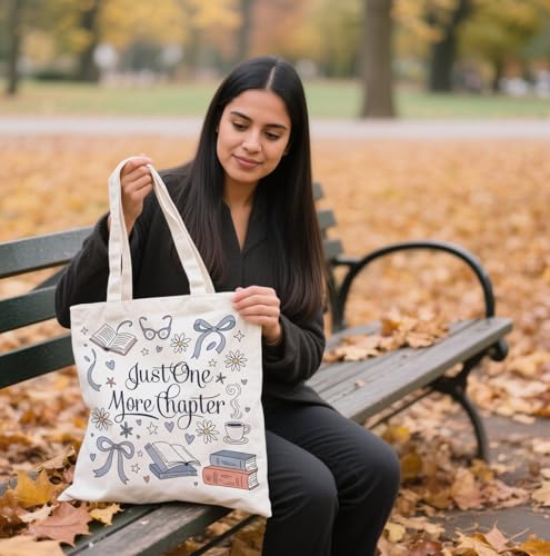 Book Canvas Bag, Read Tote Bag, Inspirational Canvas Bag. - color: White Read Inspirational-02