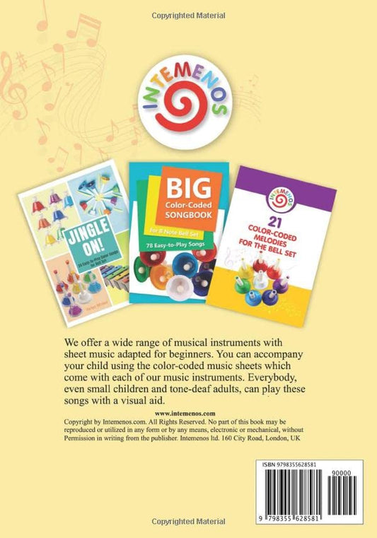Super Easy Gospel Songbook for Beginners of All Ages: for Color Bell Set (Jingle Melodies: Simple Sheet Music for Quick Play)