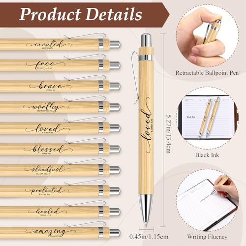 Spakon 40 Pcs Christian Gifts Bulk Prayer Journal with Pens, 5 Colors - color: 5 Colors