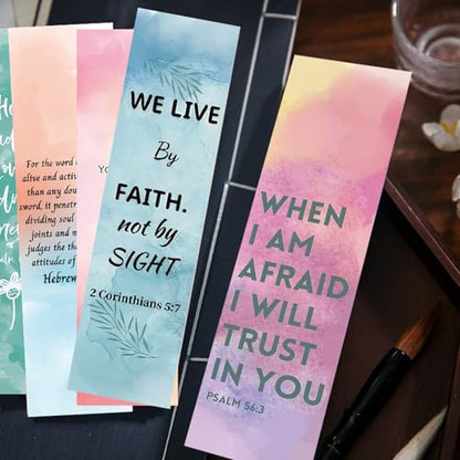 VANRA 90 Pack Christian Bible Verse Bookmarks with Inspirational Scripture